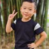 Boys moleyapparels | Colour Block T-Shirt Black (Boy'S T-Shirt)