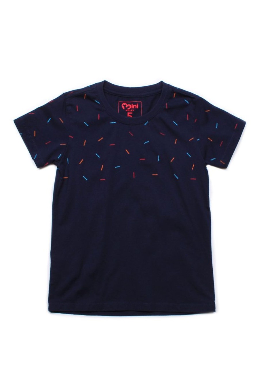 Boys moleyapparels | Awesome Sprinkles T-Shirt Navy (Boy'S T-Shirt)