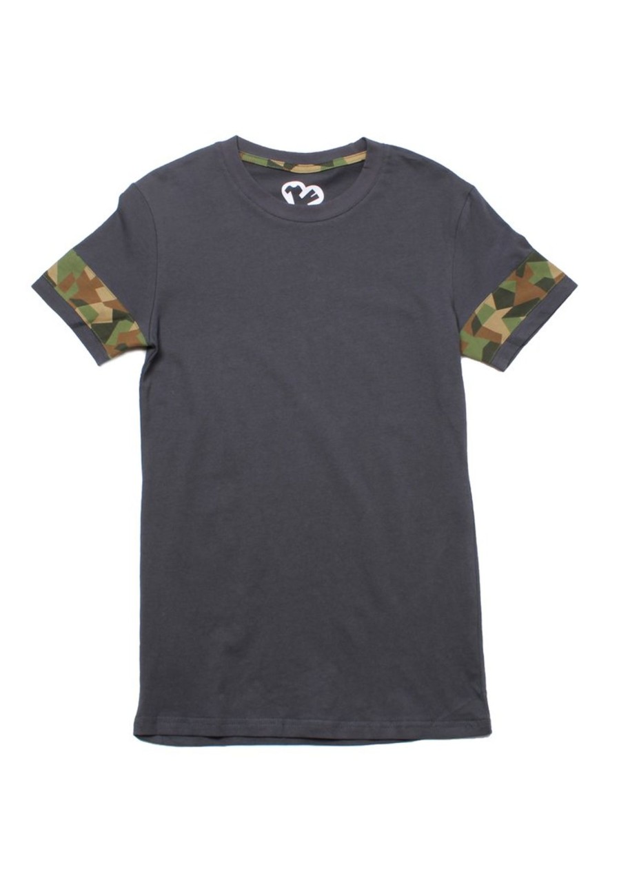 Matching Sets moleyapparels | Camo Details T-Shirt Grey (Men'S T-Shirt)