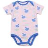 Babies moleyapparels | Swan Print Romper Pink (Baby Romper)