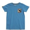 Matching Sets moleyapparels | Camo Pocket Premium T-Shirt Blue (Boy'S T-Shirt)