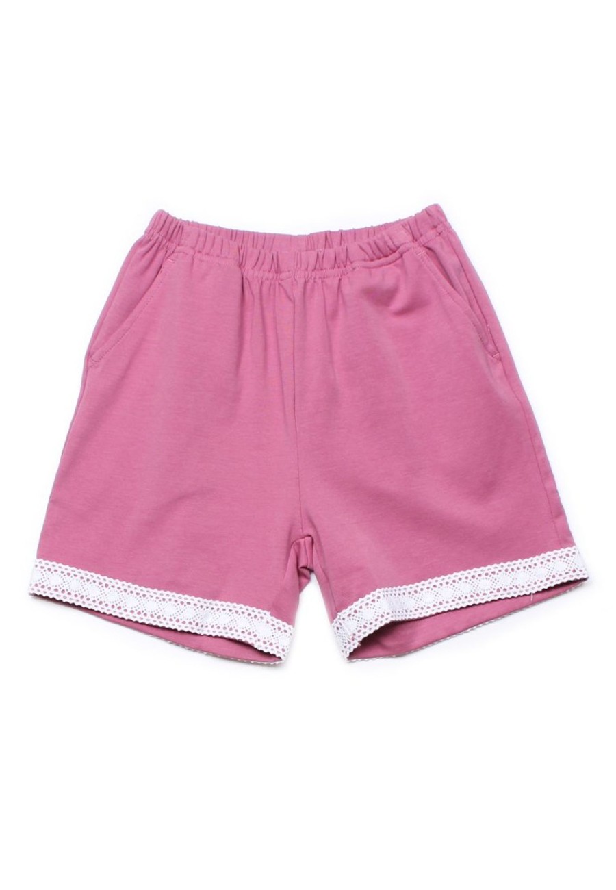 Girls moleyapparels | Lace Line Casual Shorts Pink (Girl'S Shorts)