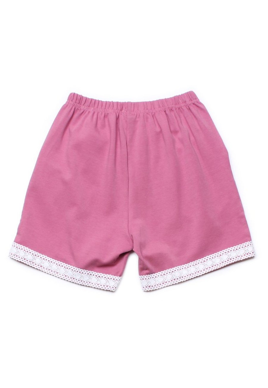 Girls moleyapparels | Lace Line Casual Shorts Pink (Girl'S Shorts)