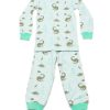 Kids Pyjamas moleyapparels | Dinosaur Print Pyjamas Set Green (Kids' Pyjamas)