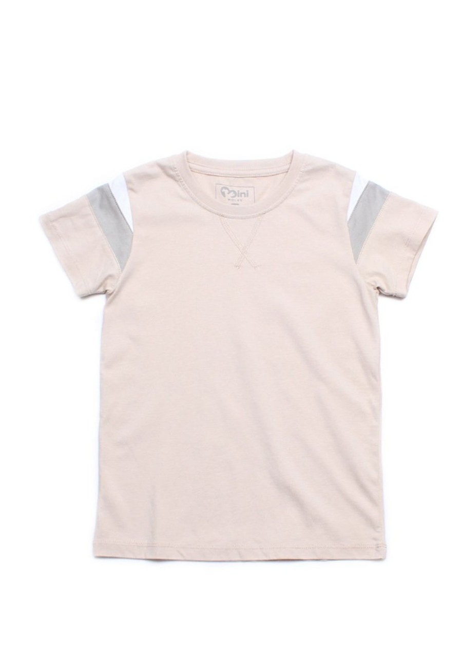 Boys moleyapparels | Colour Block T-Shirt Khaki (Boy'S T-Shirt)