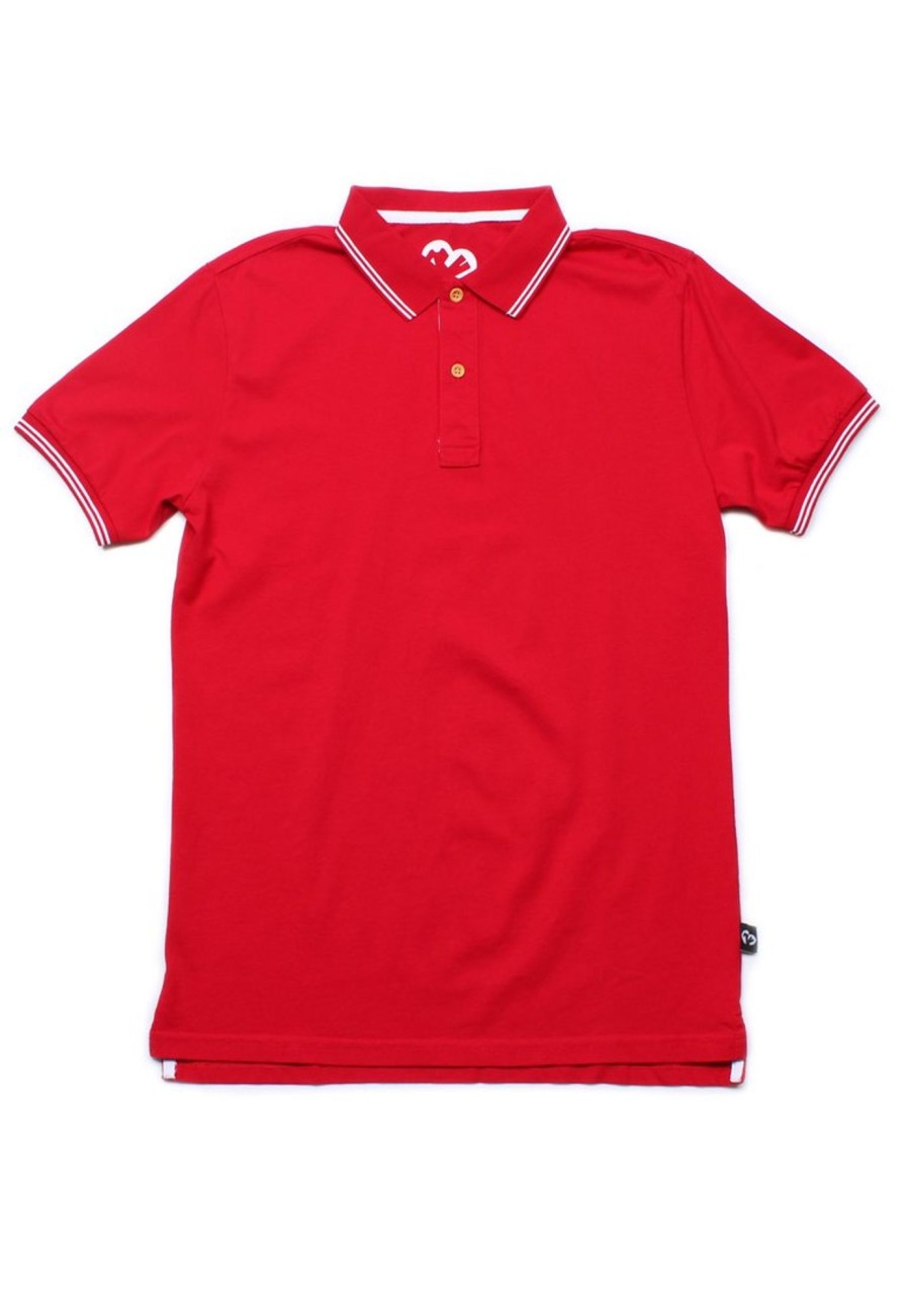 Matching Sets moleyapparels | Twin Tipped Polo T-Shirt Red (Men'S Polo)