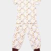 Kids Pyjamas moleyapparels | Bakery Print Pyjamas Set White (Kids' Pyjamas)