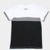 Boys moleyapparels | Colour Block Panel T-Shirt White (Boy'S T-Shirt)