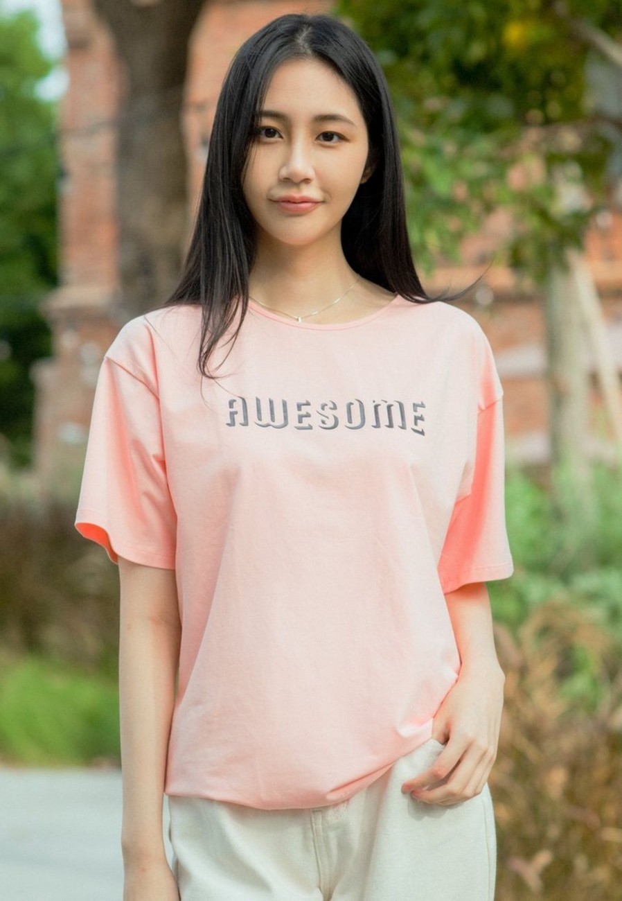 Ladies moleyapparels | Awesome Shadow Blouse Pink (Ladies' Top)