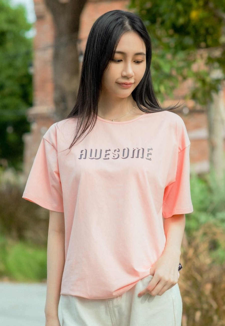 Ladies moleyapparels | Awesome Shadow Blouse Pink (Ladies' Top)