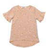 Girls moleyapparels | Petit Floral Print T-Shirt Orange (Girl'S Top)