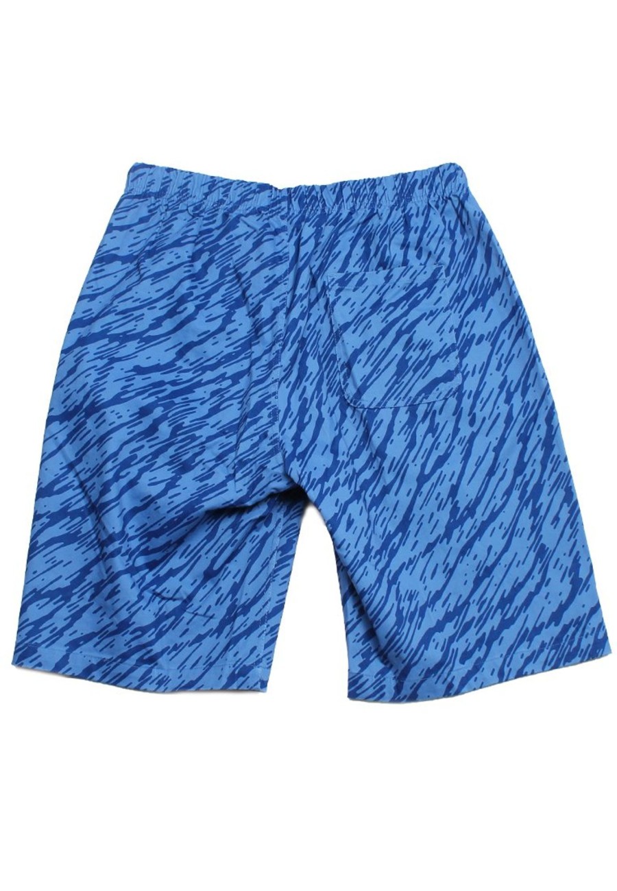 Matching Sets moleyapparels | Wave Casual Drawstring Bermudas Blue (Men'S Bottom)