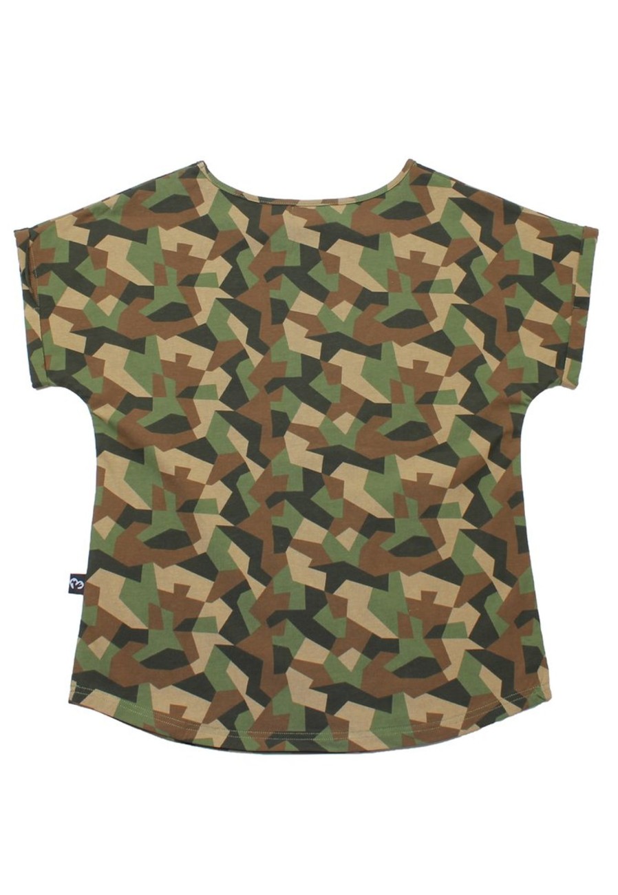 Matching Sets moleyapparels | Camo Print Blouse Green (Ladies' Top)