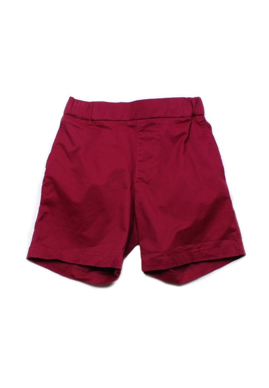 Ladies moleyapparels | Casual Twill Shorts Maroon (Ladies' Bottom)