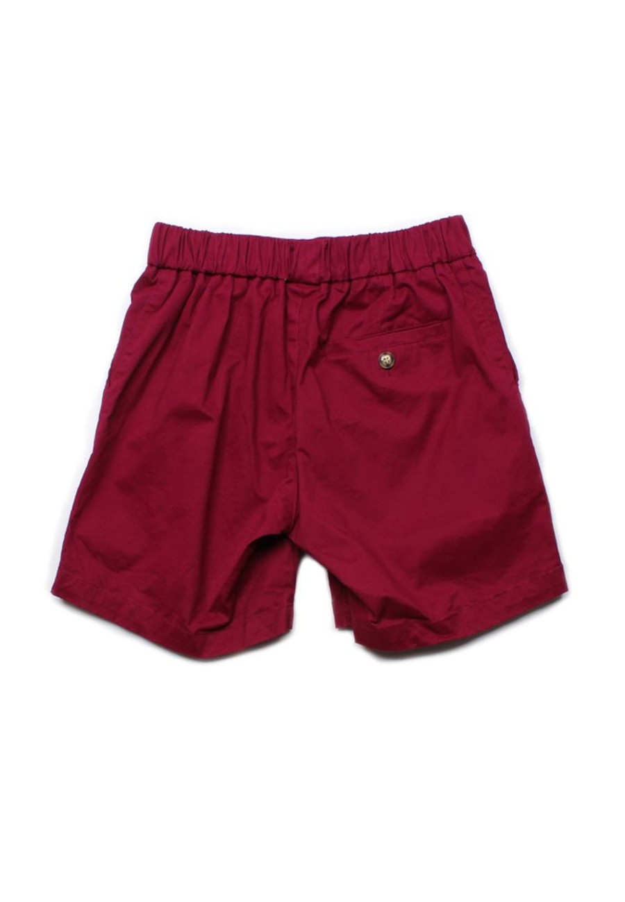 Ladies moleyapparels | Casual Twill Shorts Maroon (Ladies' Bottom)