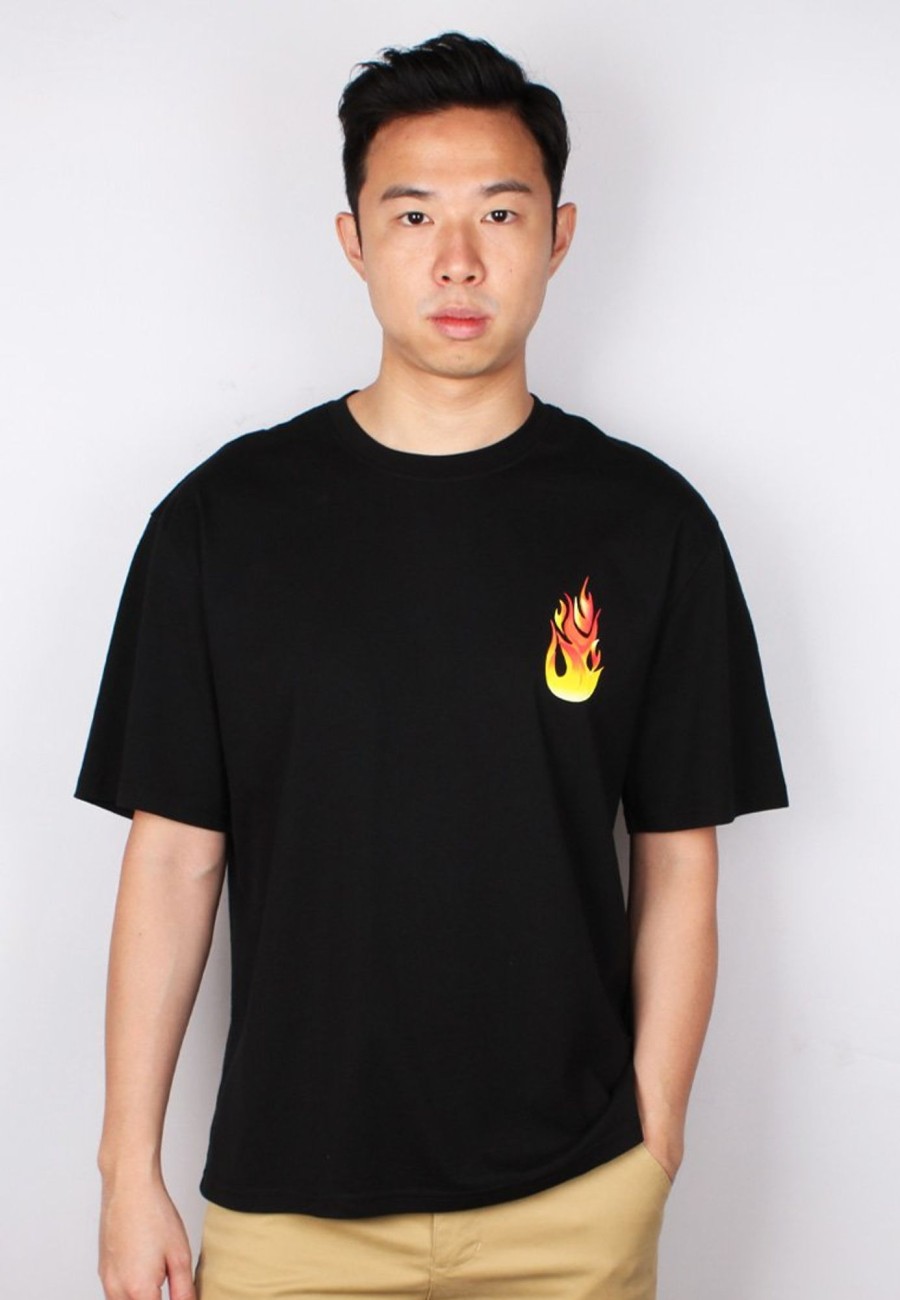 Men moleyapparels | Passion Oversized T-Shirt Black (Men'S T-Shirt)