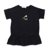 Girls moleyapparels | Shine Like A Star Frill T-Shirt Black (Girl'S Top)