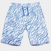 Matching Sets moleyapparels | Wave Casual Drawstring Bermudas White (Men'S Bottom)