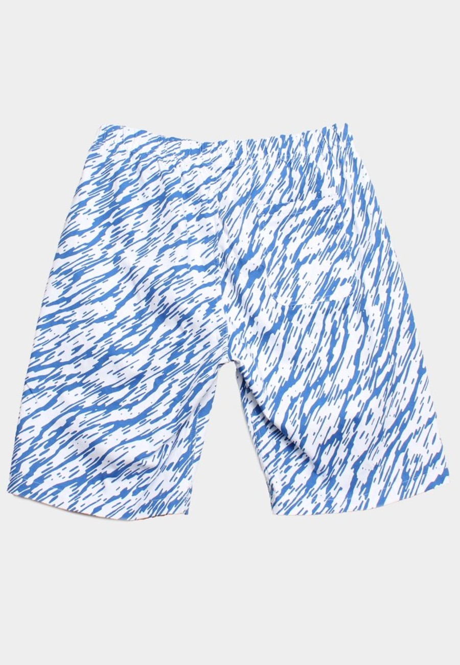 Matching Sets moleyapparels | Wave Casual Drawstring Bermudas White (Men'S Bottom)