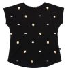 Matching Sets moleyapparels | Owl Print Blouse Black (Ladies' Top)