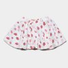 Girls moleyapparels | Strawberries Ribbed Skirt White (Girl'S Bottom)