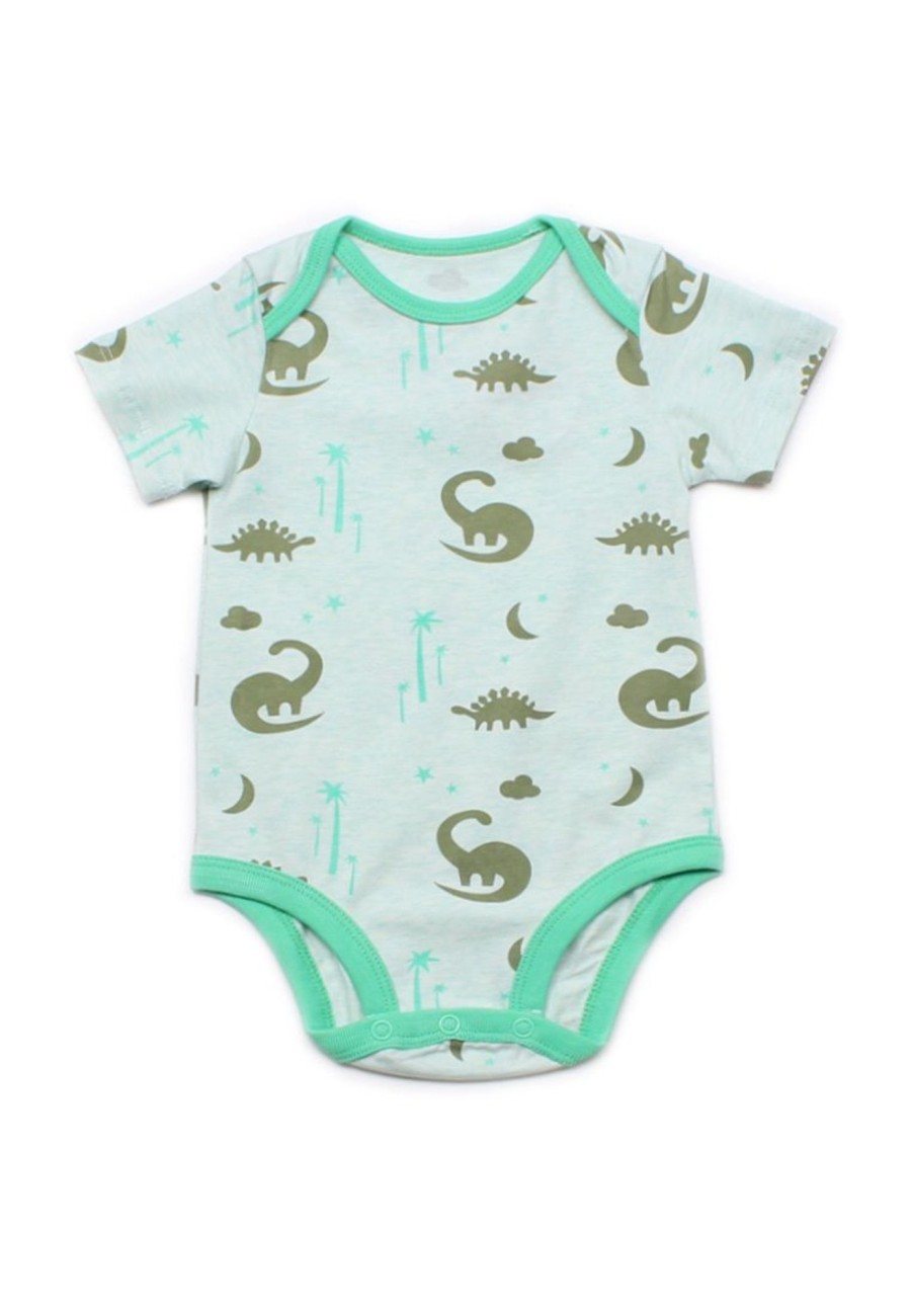 Babies moleyapparels | Dinosaur Print Romper Green (Baby Romper)