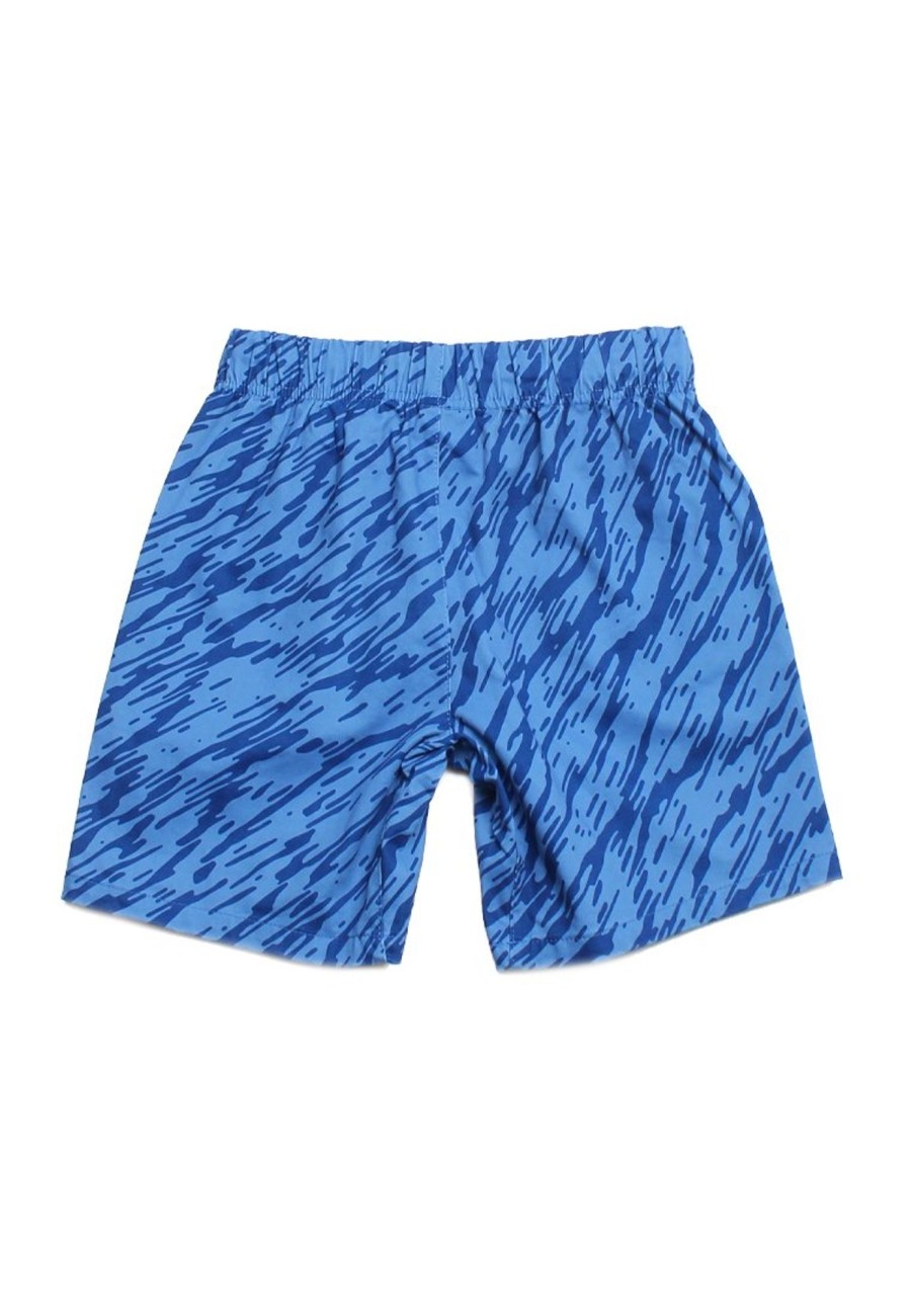 Matching Sets moleyapparels | Wave Casual Drawstring Shorts Blue (Boy'S Shorts)