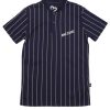 Matching Sets moleyapparels | Awesome Baseball Stripes Henley T-Shirt Navy (Men'S T-Shirt)