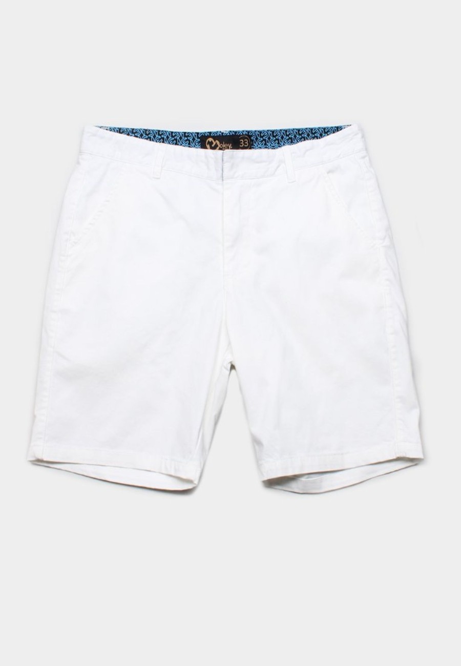 Men moleyapparels | Classic Formal Shorts White (Men'S Bottom)