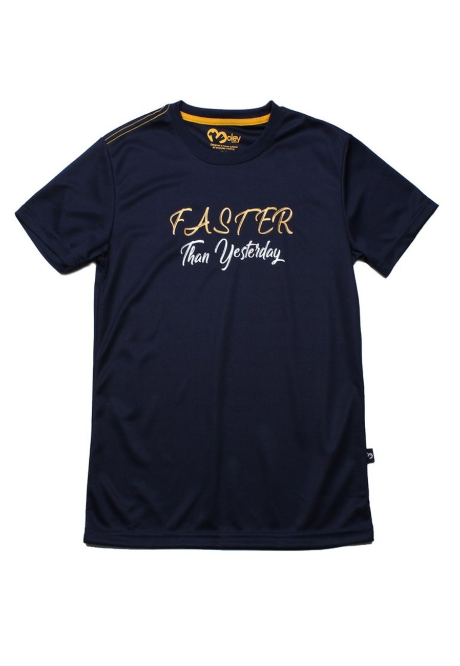 Men moleyapparels | Faster Sports T-Shirt Navy (Men'S T-Shirt)