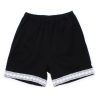 Girls moleyapparels | Lace Line Casual Shorts Black (Girl'S Shorts)