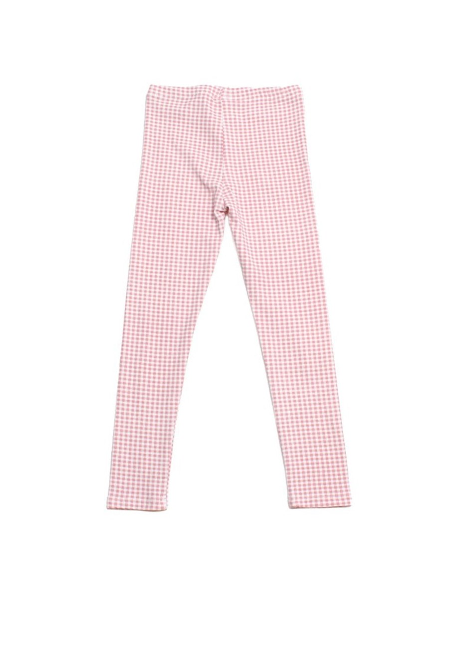 Matching Sets moleyapparels | Checkered Leggings Pink (Girl'S Bottom)