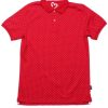 Matching Sets moleyapparels | Polka Dot Polo T-Shirt Red (Men'S Polo)