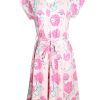 Matching Sets moleyapparels | Peony Floral Print Ladies Flare Dress Pink