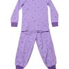 Matching Sets moleyapparels | Starry Night Print Pyjamas Set Purple (Kids' Pyjamas)